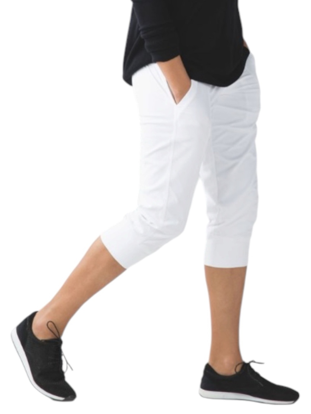 NWT Lululemon In Flux Crop • Lined • White • Size 8 - Picture 4 of 14